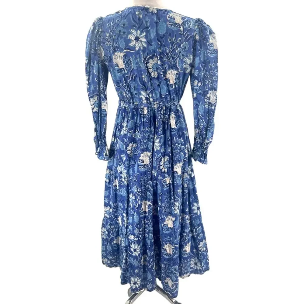 Neve & Noor Flora Dress in Royal Azure S/M - Picture 5 of 9